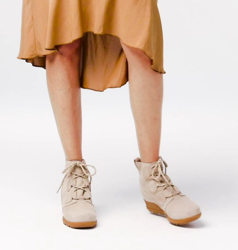 Sorel Dam Wedges Khaki - Evie™ Lace Bootie - XGH-045361